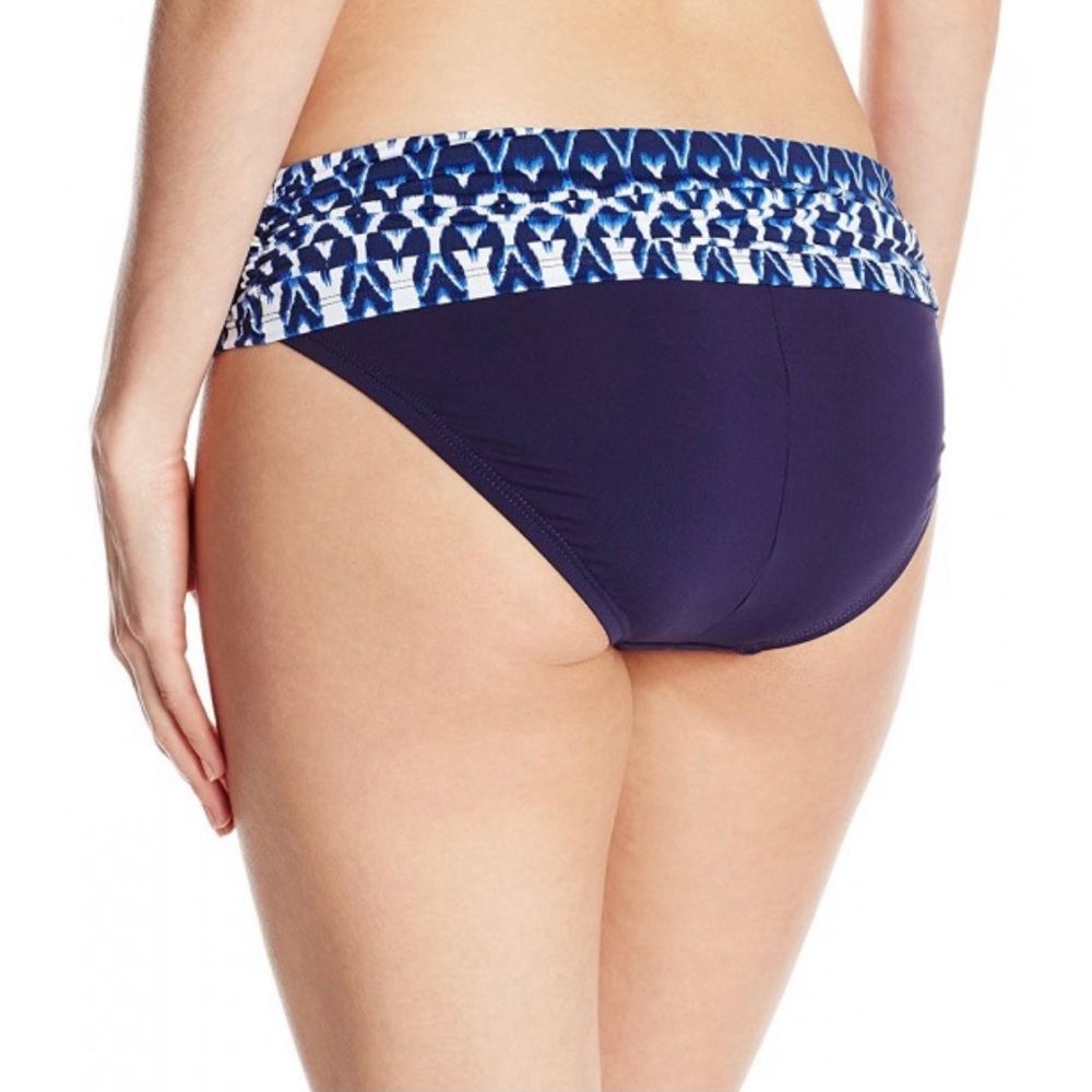 Bleu Rod Beattie Road To Moroccan Fold-Over Sarong Bikini Bottoms - Picture 3 of 10